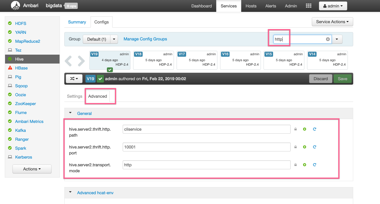 jdbc url by using thrift